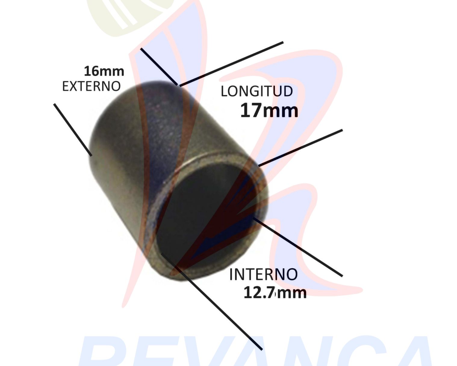 BUJE 1/2 CORTA S/V N -