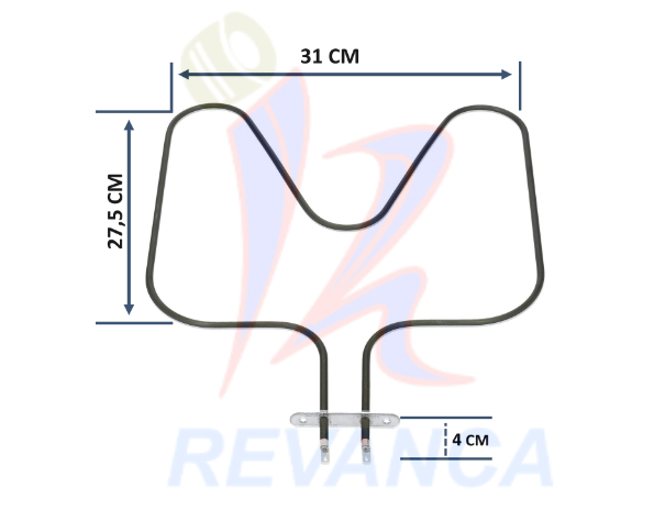 RESISTENCIA DE HORNO ELECTROLUX/ZANUSSI/AEG 1000W/220V 81013749/3570635015