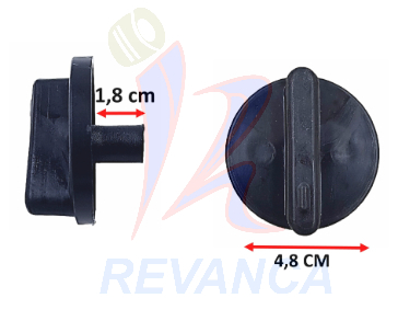 PERILLA PLASTICA COCINA MABE - CAÑON MEDIANO 1.8 CM