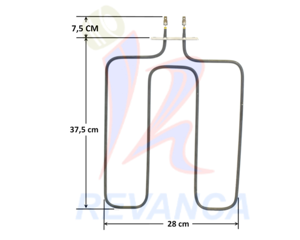 RESISTENCIA DE HORNO ELECTRICO 5303207152/CH671 ELECTROLUX/FRIGIDAIRE 220V/3000W