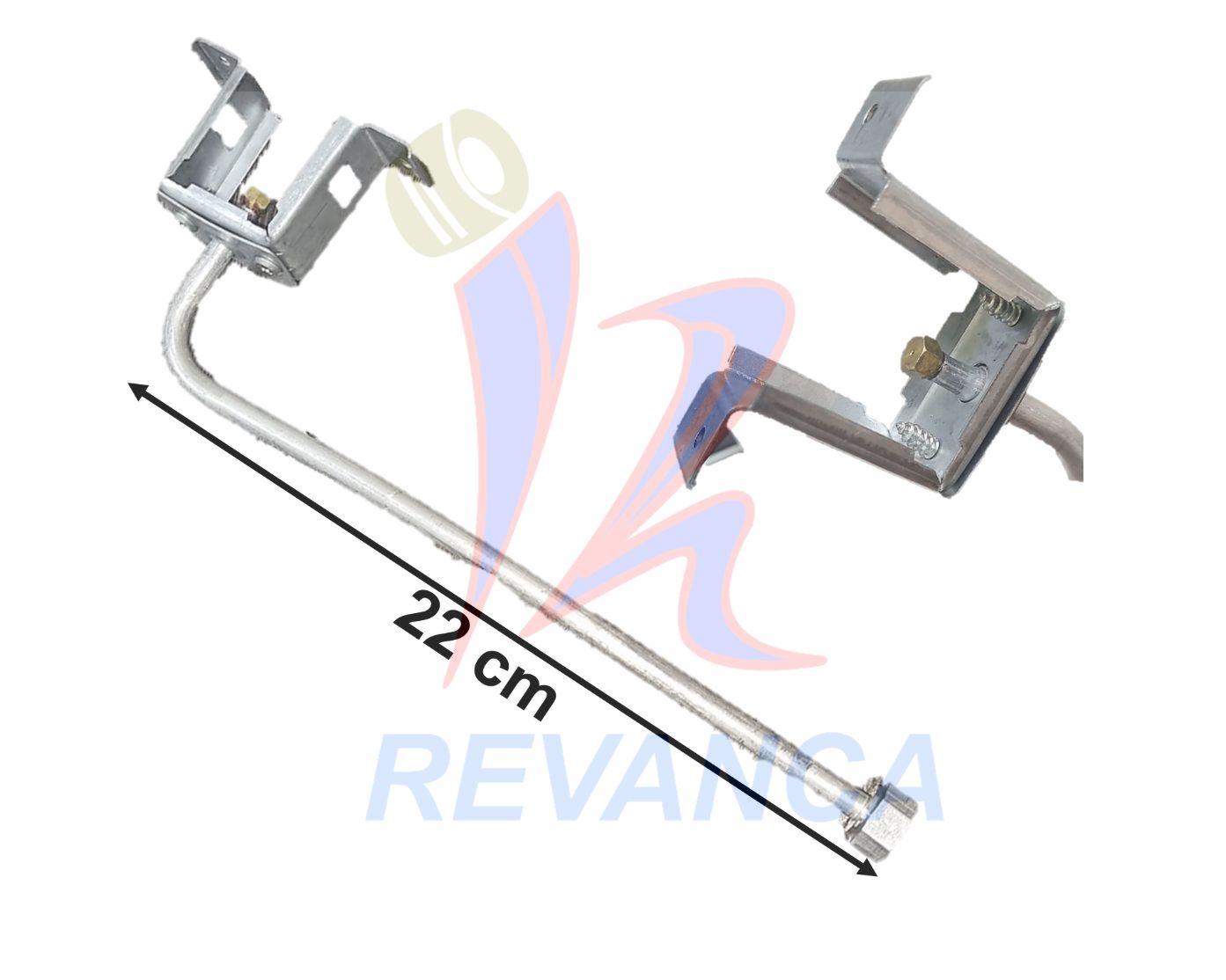 PILOTO CORTO CURVO DE COCINA 22CM CON BASE