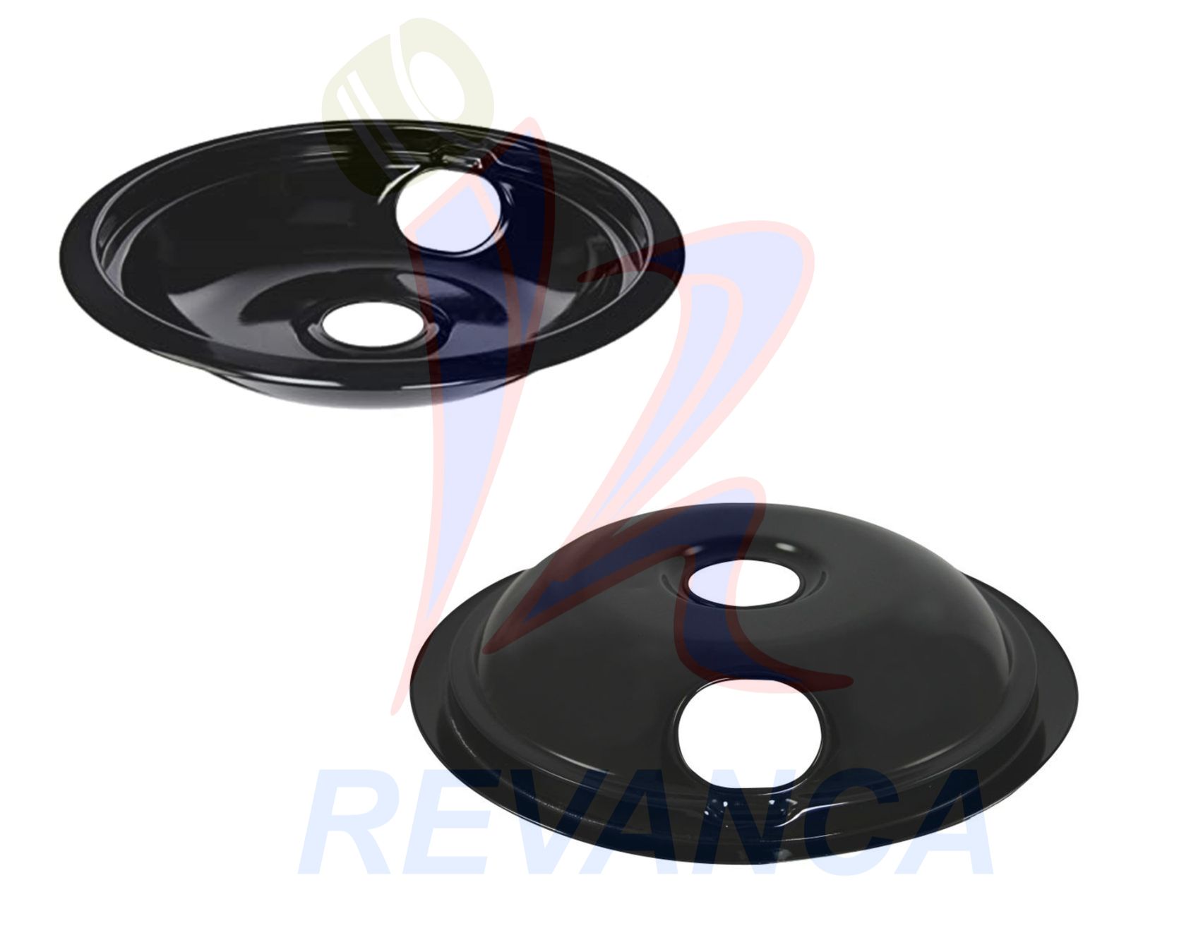 PLATO NEGRO ESMALTADO C/HUECO COCINA ELECTRICA 6 PULG