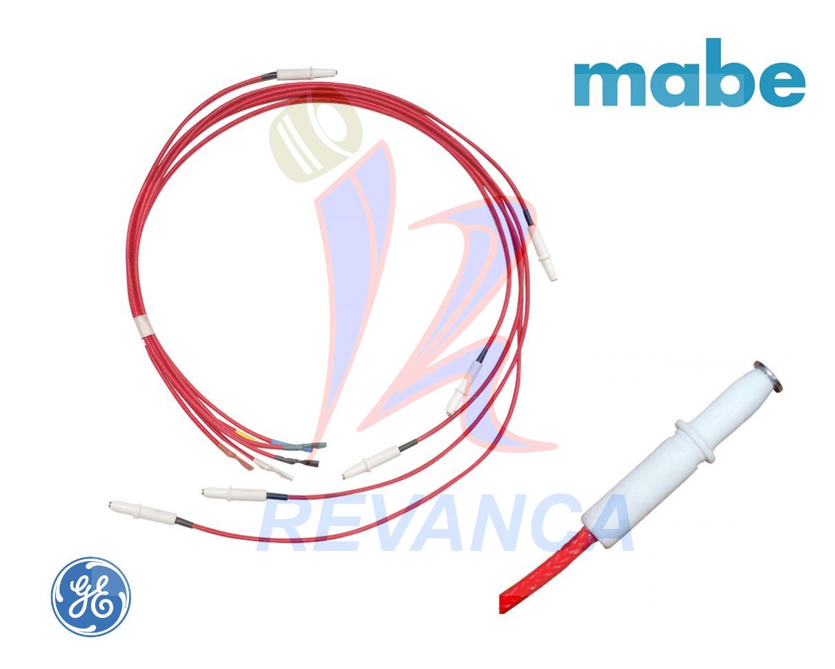 JUEGO DE BUJIAS PARA COCINA MABE/G.E ORIGINAL 295D1528G002/295D1528G004 (6 PIEZAS)