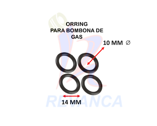 ORRING BOMBONA DE GAS (PAQUETE X 100 PCS)