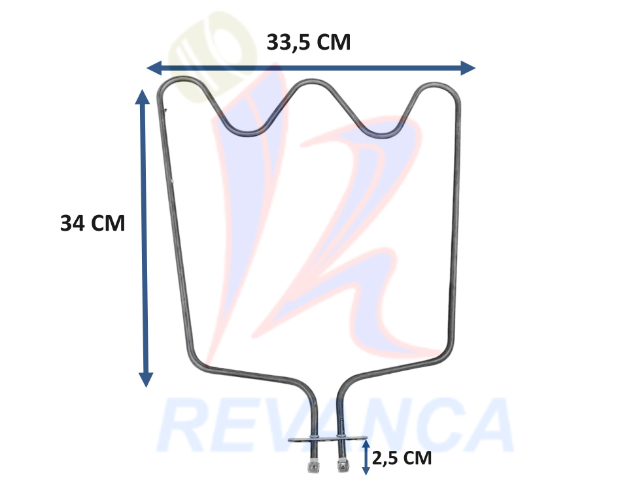 RESISTECIA DE HORNO ELECTRICO TEKA 3140301/81046766/81023753 1150W/230V