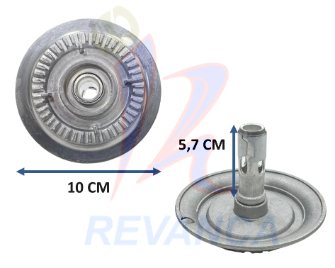 QUEMADOR MABE C/TUBO ORIGINAL (3 PULGADAS) MBES631
