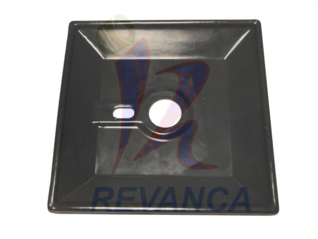 BANDEJA REGINA INDIVIDUAL DE LUJO PINTADA NEGRA