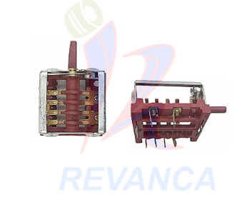 SWITCH CONMUTADOR HORNO 4 POSICIONES RTH-K01/16(4)A 250V (6 TERMINALES)