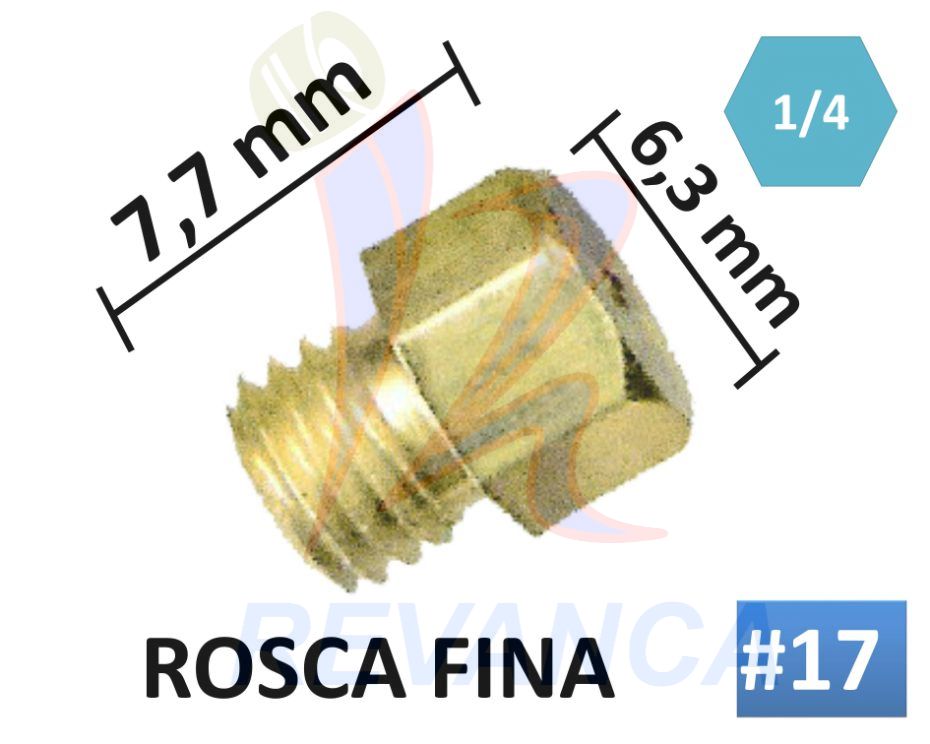 ESPREA Nº 17 - SUPERIOR ROSCA FINA PEQUEÑA