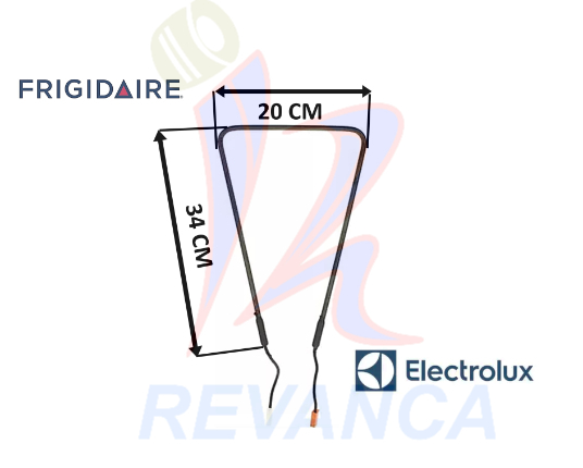 RESISTENCIA METALICA DE NEVERA FRIGIDAIRE/ELECTROLUX 242044113