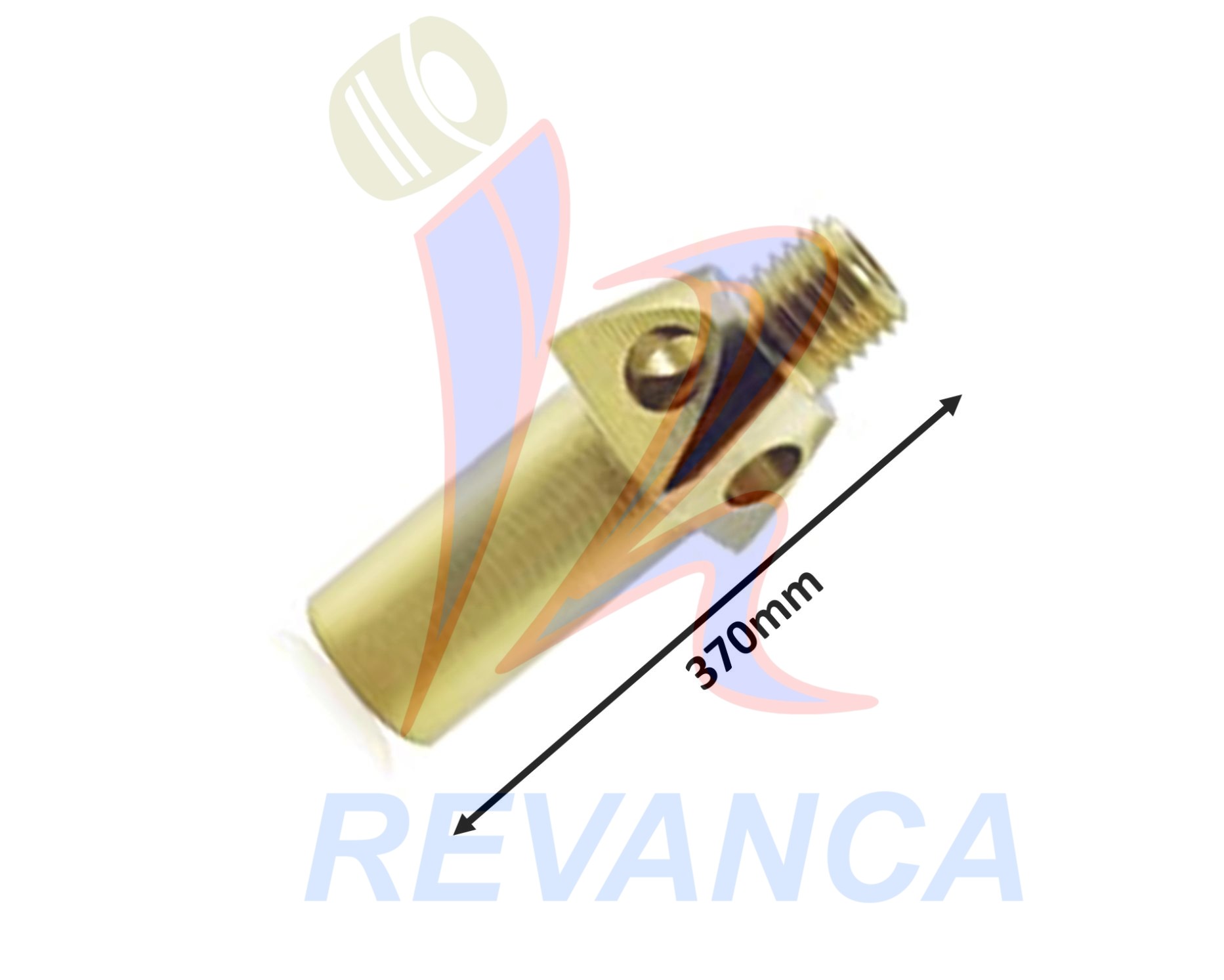 BOQUILLA TIPO SOPLETE CORTO MACHO 1/8 NPT (370MM)