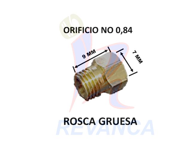 ESPREA WHIRLPOOL ORIFICIO NO 0.84 7500 PROPANO 98017585