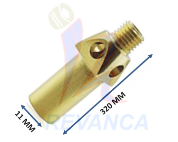 BOQUILLA TIPO SOPLETE LARGO MACHO 1/8 NPT (450MM)