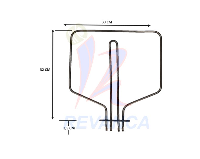 RESISTENCIA DE HORNO TEKA 830407405/2583 900/300W 230V