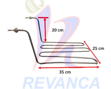 RESISTENCIA DE FREIDORA 220V - 4000W (3U) PL4