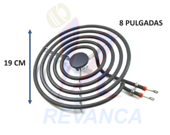 RESISTENCIA COCINA ELECTRICA 5 VUELTAS 8 PULG 2600W 316442301 ORIGINAL