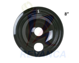 PLATO NEGRO PORCELANA COCINA ELECTRICA 8¨ WB31M19 GENPRO - Vista 0
