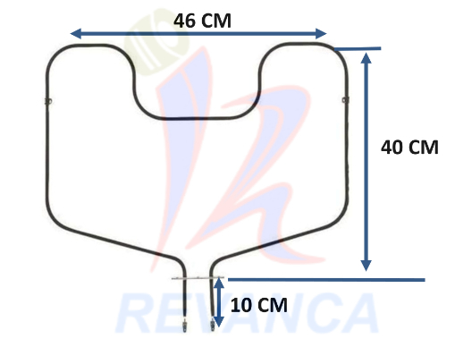 RESISTENCIA DE HORNO WHIRLPOOL 301444/RP777/CH2858/865638 240V/3000W
