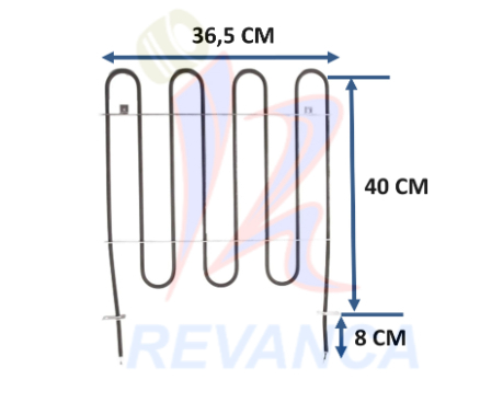 RESISTENCIA DE HORNO ELECTRICO FRIGIDAIRE/ELECTROLUX 316413800 240V/3500W