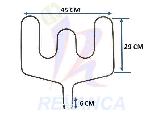 RESISTENCIA DE HORNO ELECTRICO G.E  WB44T10018/CH44T10018 240/3400W