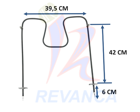 RESISTENCIA DE HORNO ELECTRICO BOSCH RP5841/14-29553/00367643/AP2826715 240V/2600W