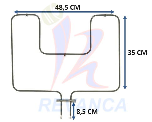 RESISTENCIA DE HORNO ELECTRICO ELECTROLUX/FRIGIDAIRE 318255006