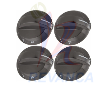 JUEGO DE PERILLA NEGRAS PARA COCINA/HORNO FRIGIDAIRE KNOBKIT4B (4 PCS)