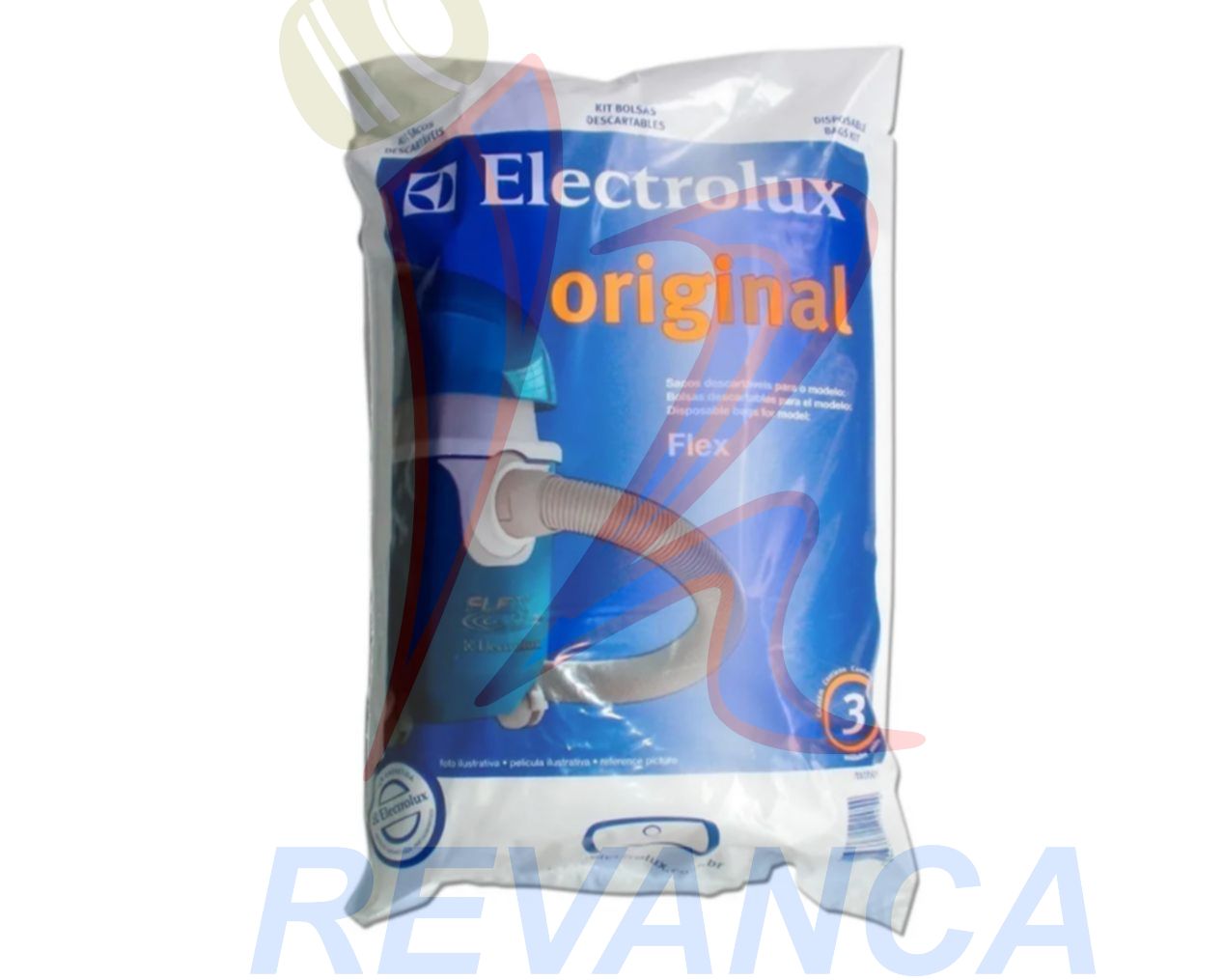 BOLSA P/ASPIRADORA MODELO FLEX 70035095 (PAQUETE X 3 PZA)