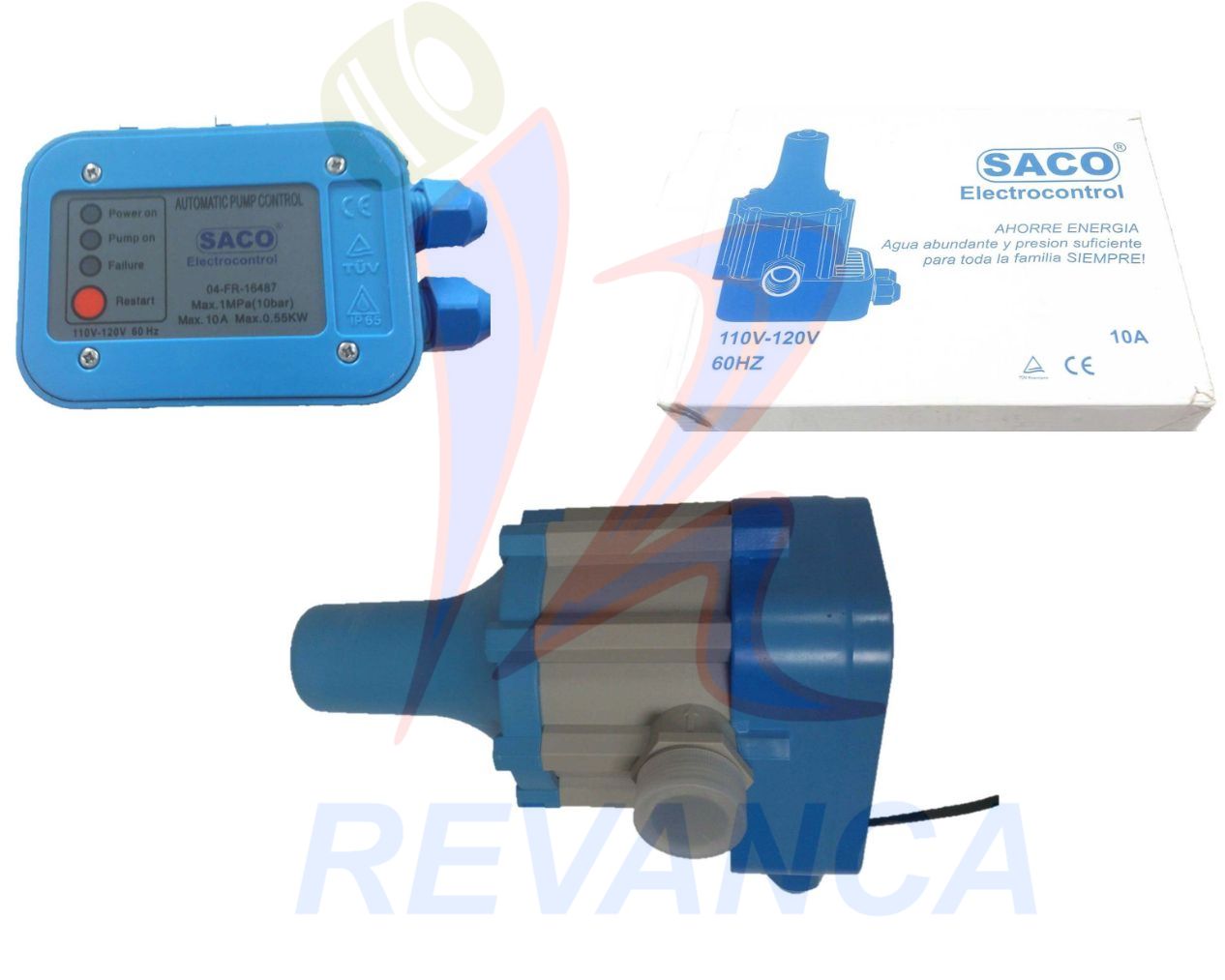 CONTROL DE PRESION P/BOMBA DE AGUA 110V (SENSOR)