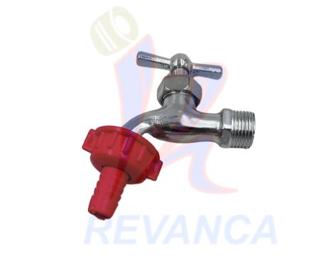 LLAVE CHORRO CROMADA 1/2 C/PICO