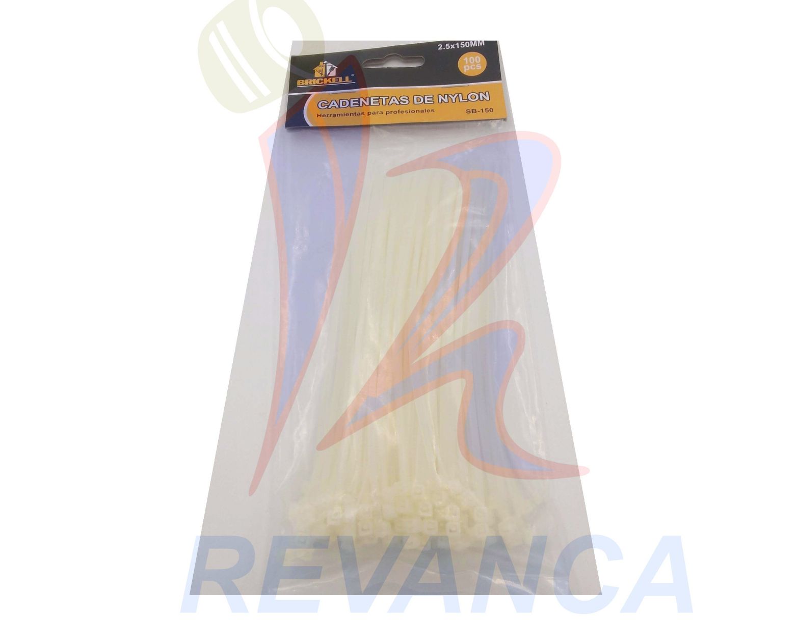 "TIE-RAP 6" BLANCO 2.5X150MM (PAQTE X 100 PZAS)"