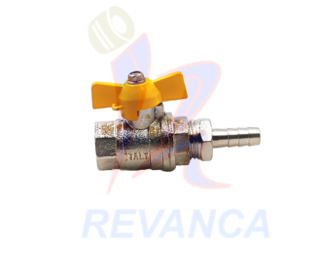 "LLAVE DE PASO DE 1/2" CON ESPIGA A 3/8"