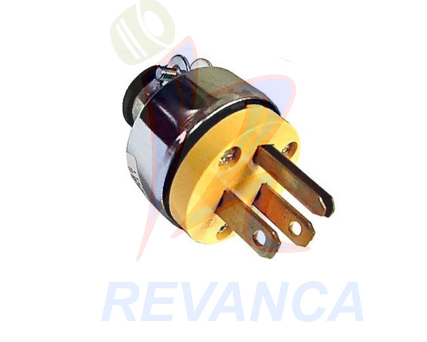 ENCHUFE METALICO 110V 3 PATAS