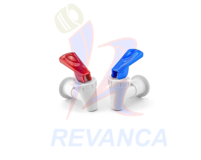 LLAVE PARA FILTRO/DISPENSADOR DE BOTELLON HEMBRA CALIENTE/FRIA  (2 PZAS X JGO)