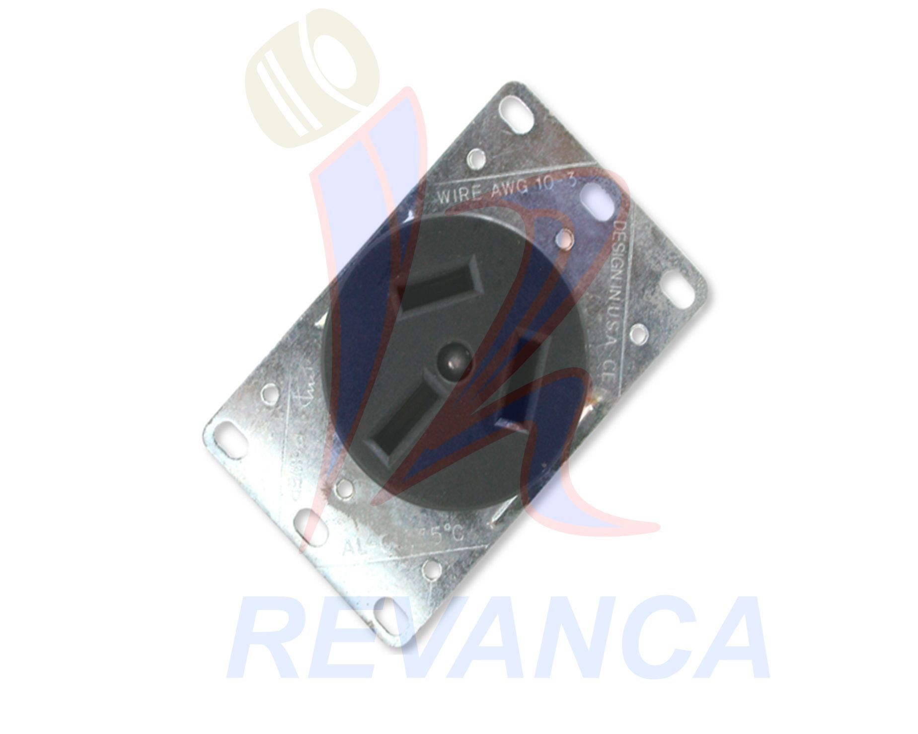 TOMA TRIFASICO PARA EMPOTRAR (SECADORAS/HORNOS/COCINAS) 50A 125V/250V