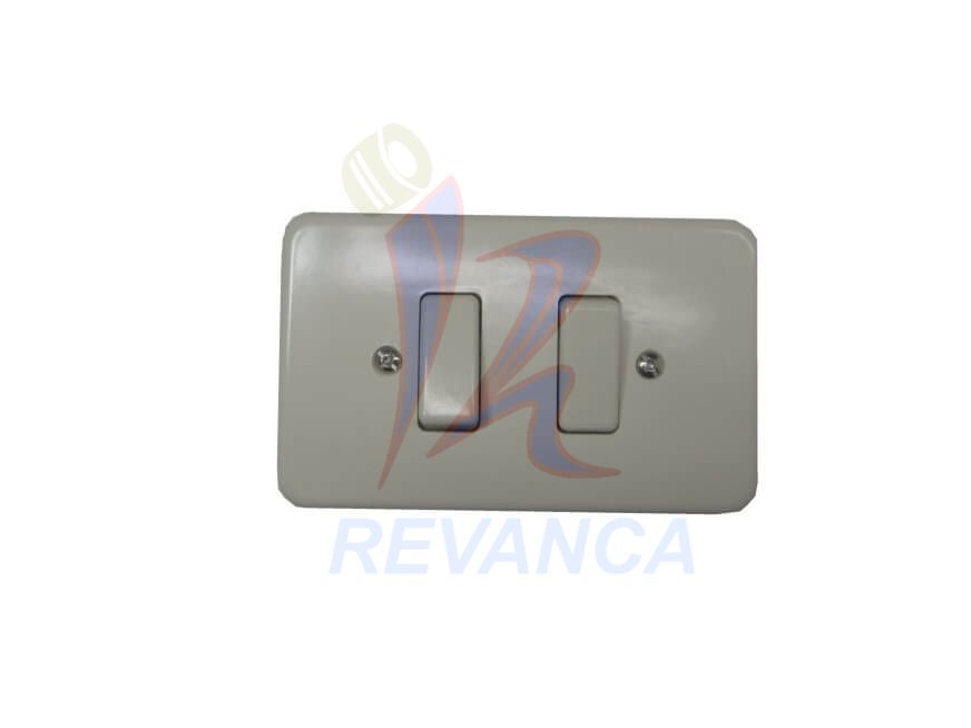 APAGADOR DOBLE T/TICINO