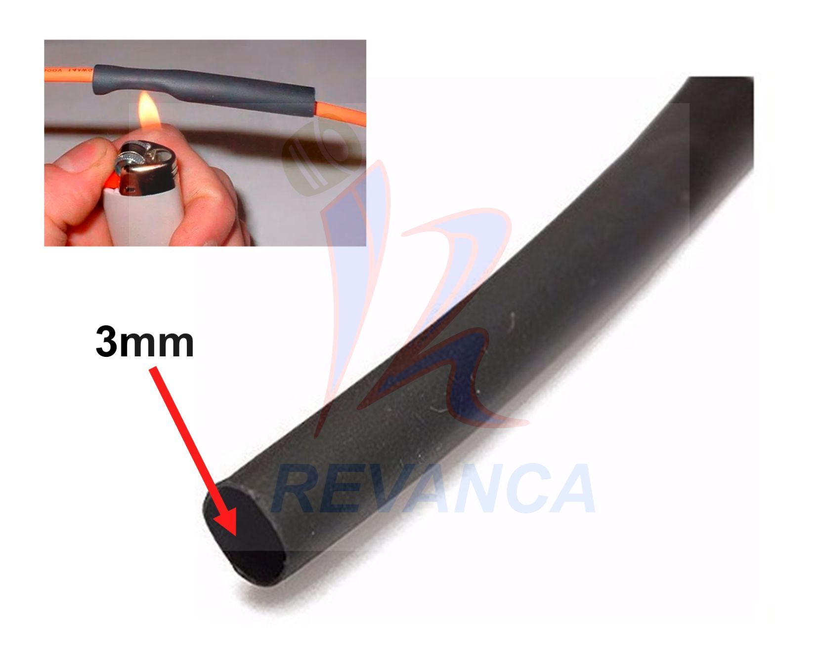 TERMOENCOGIBLE 3MM CABLE 14/16 (10 METROS APROX)