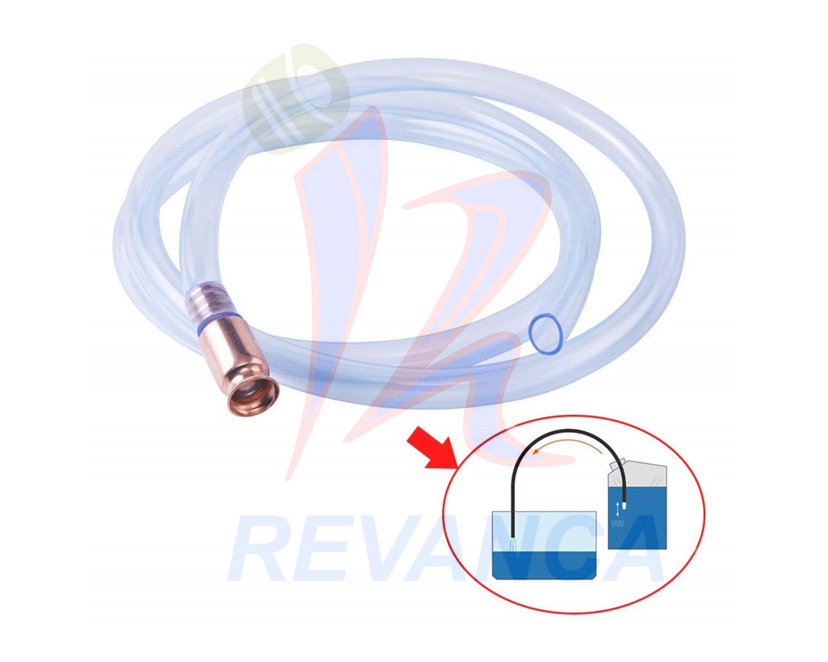MANGUERA TIPO SIFON PARA EXTRAER/SUCCIONAR LIQUIDOS 1.8 METROS