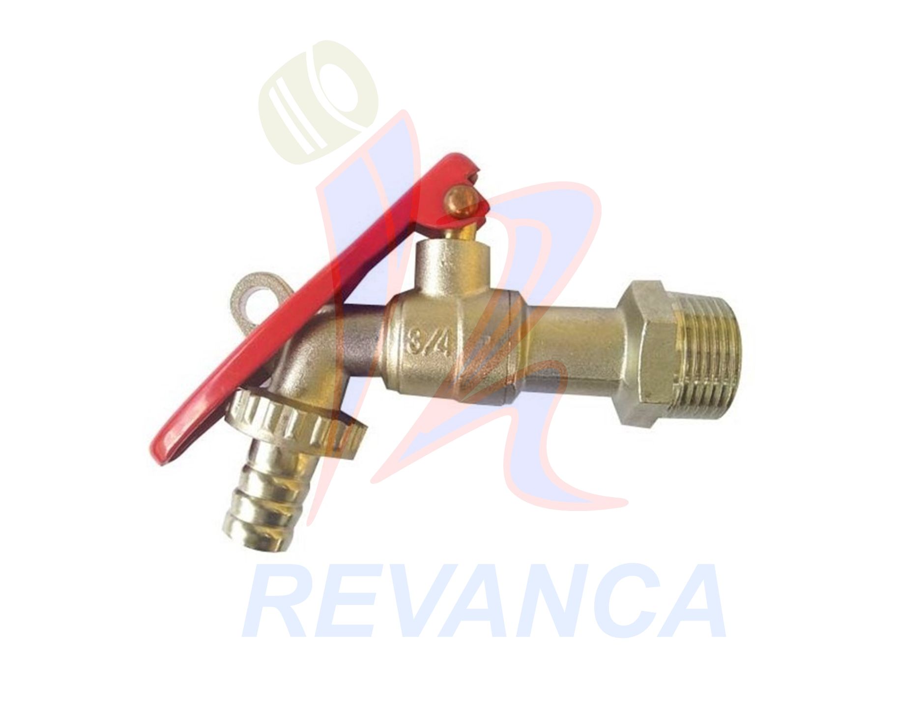 LLAVE DE CHORRO  1/2  CON PORTACANDADO - Vista 0