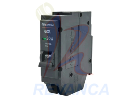 BREAKER DE EMPOTRAR TERMOMAGNETICO  1 POLO/30AMP GQL-30A-1