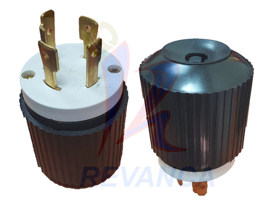ENCHUFE TOMA 4 PATAS PARA PLANTAS ELECTRICAS 30AMP