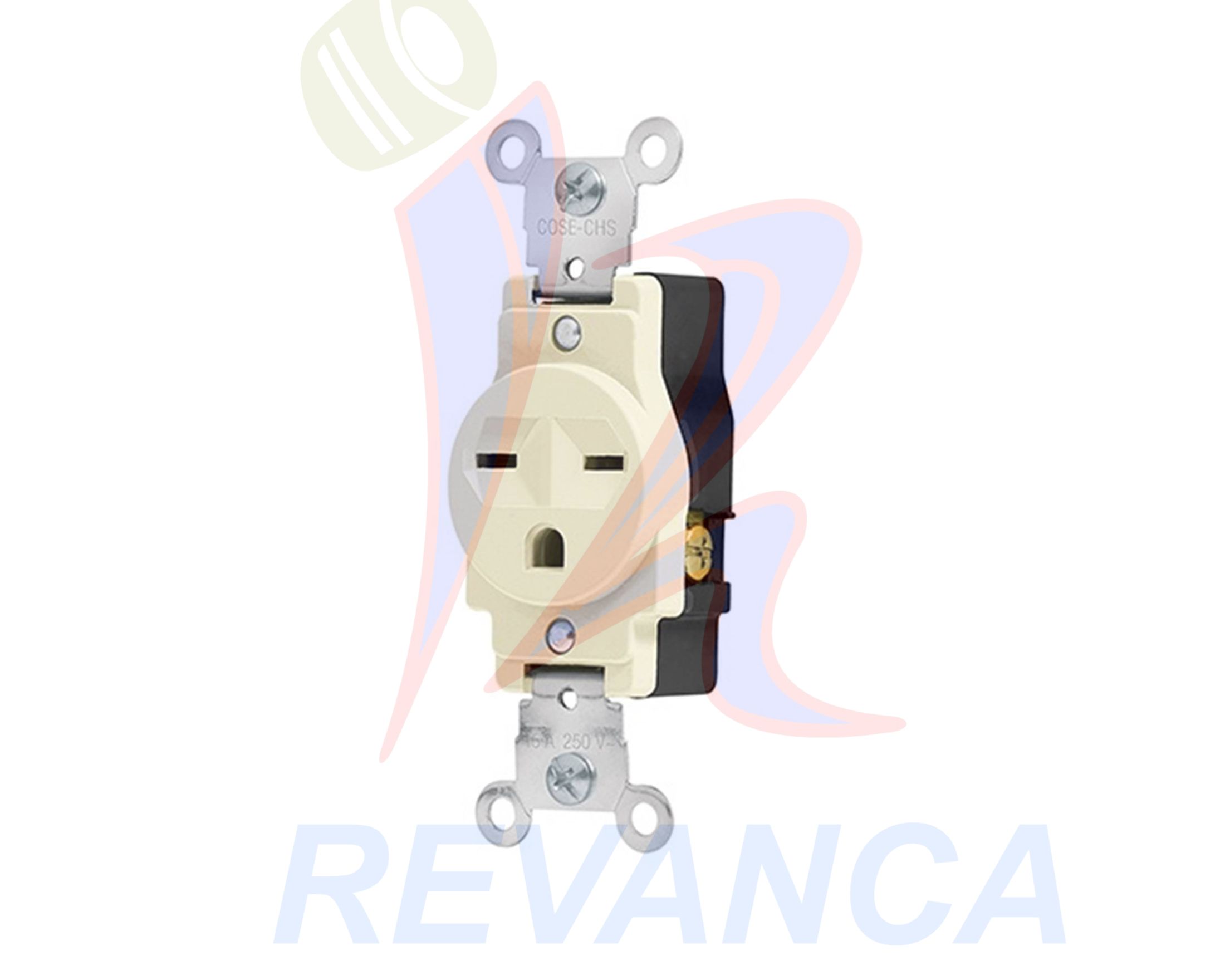 TOMA CORRIENTE 220V SENCILLO ALTA CALIDAD