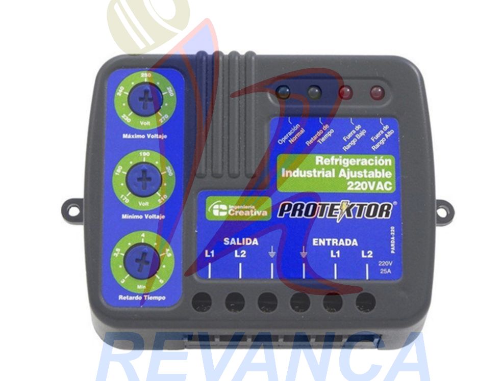 PROTECTOR REFRIGERACION INDUSTRIAL AJUSTABLE 220V PROTEKTOR (PARDA-220)