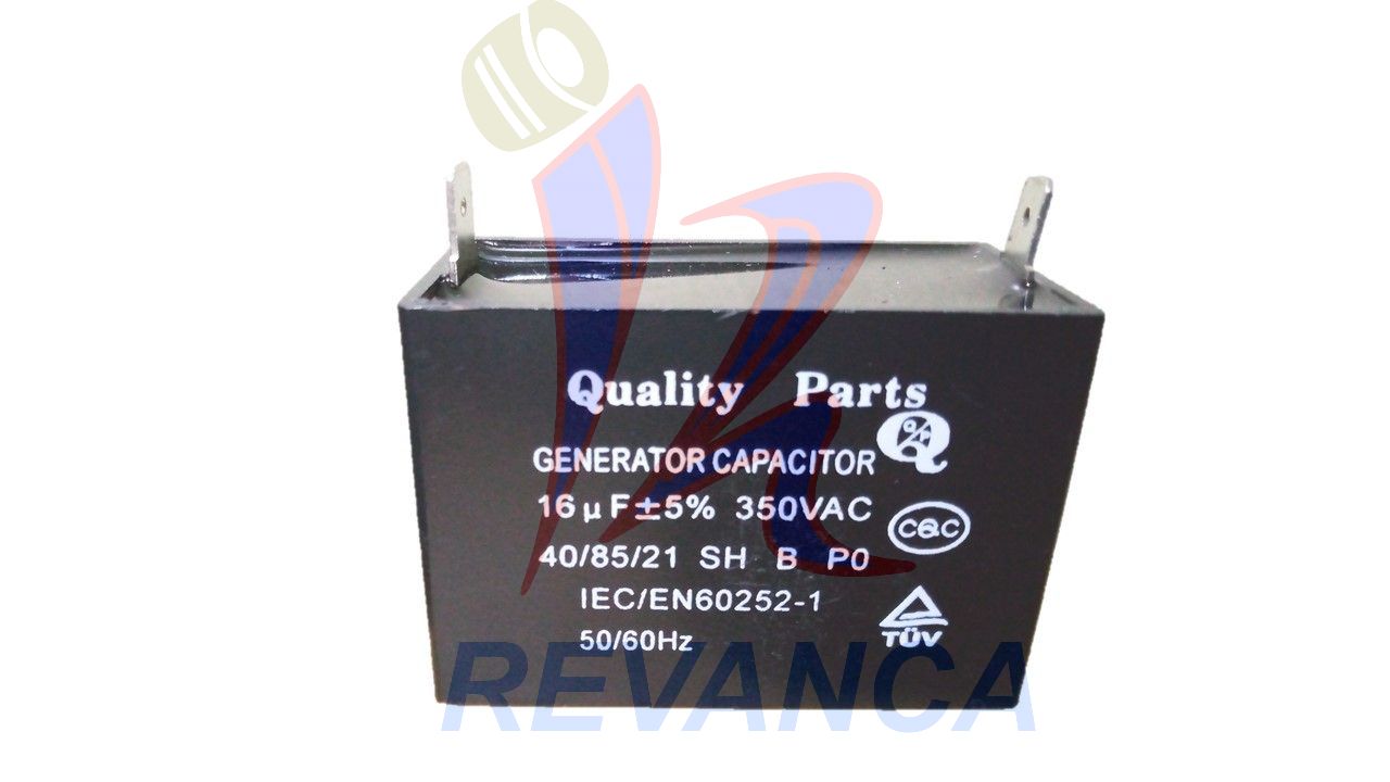 CAPACITOR 16MF/350V NEVERA/PORTONES/PLANTAS ELECTRICAS/OTROS