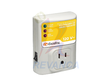 PROTECTOR EXCELINE DE TELEVISOR GRAN FORMATO 1 TOMA / HASTA 85 PULG (HD/UHD/4K) EXCELINE