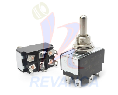 SWITCH 6 TERMINALES 2 PASES 6A/10A 250V