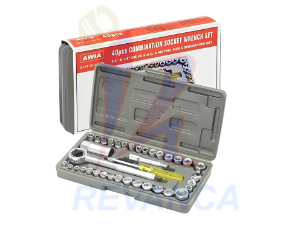 KIT ESTUCHE LLAVE DE RATCHET 1/4-3/8 (40 PCS) - Vista 0