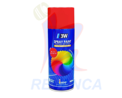 PINTURA EN SPRAY ROJO ALTA TEMPERATURA 350 A 400°C #1210 400ML (12 UNIDADES X CAJA) - Vista 0