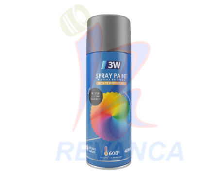PINTURA EN SPRAY NEGRO MATE ALTA TEMPERATURA 350 A 400°C #3788 400ML (12 UNIDADES X CAJA) - Vista 0