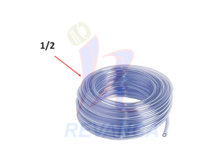 MANGUERA FLEXIBLE TRANSPARENTE DE 1/2 (100 METROS)